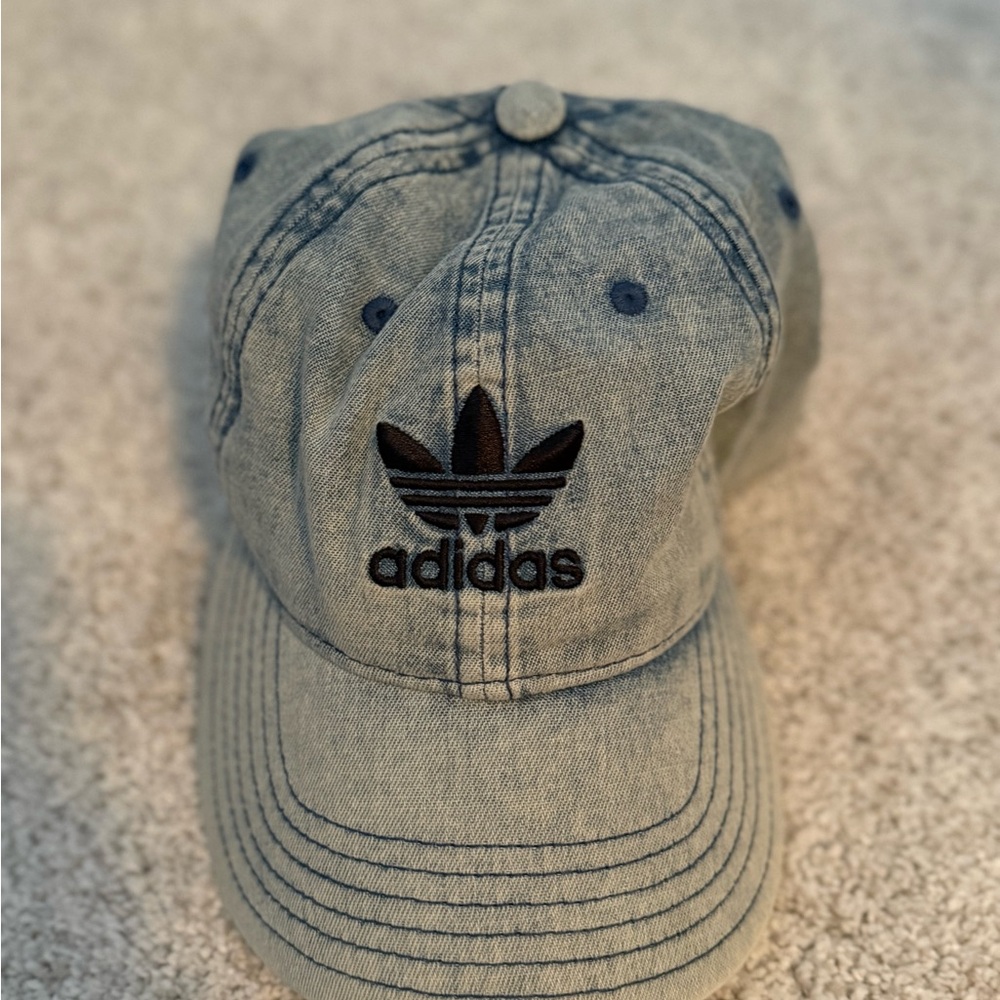 Adidas Denim Cap with Black Logo